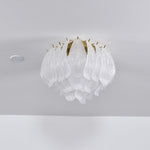 Tuliva Glass Ceiling Light – Modern Flush Mount for Living & Dining
