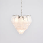 Tuliva Hand-Blown Glass Chandelier for Dining Room and Living Room