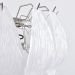 Tuliva Hand-Blown Glass Chandelier for Dining Room and Living Room