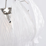 Tuliva Hand-Blown Glass Chandelier for Dining Room and Living Room