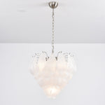 Tuliva Hand-Blown Glass Chandelier for Dining Room and Living Room