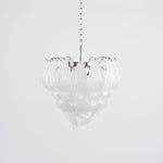 Tuliva Hand-Blown Glass Chandelier for Dining Room and Living Room