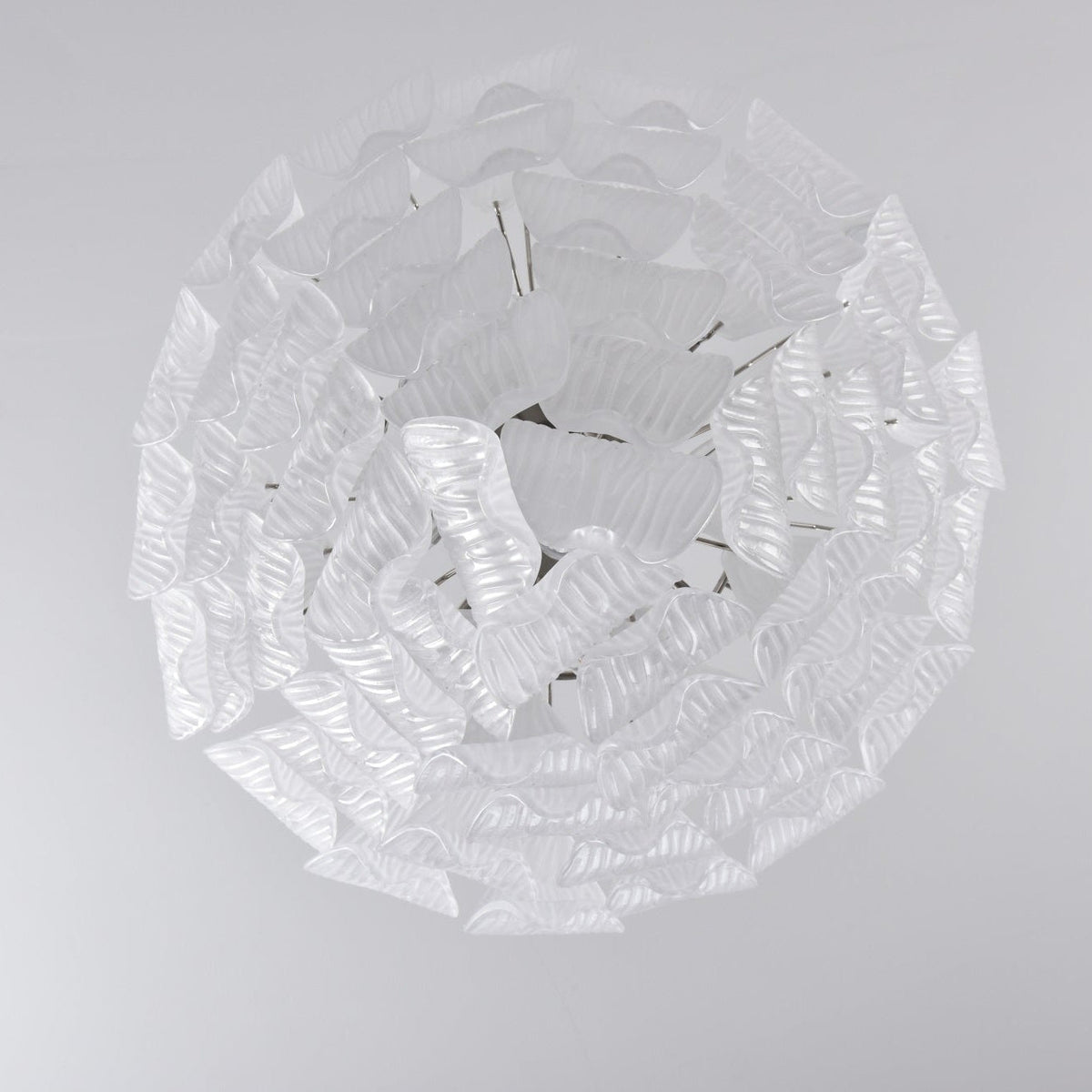 Tuliva Hand-Blown Glass Chandelier for Dining Room and Living Room