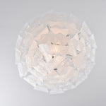 Tuliva Hand-Blown Glass Chandelier for Dining Room and Living Room