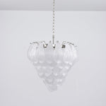 Tuliva Hand-Blown Glass Chandelier for Dining Room and Living Room