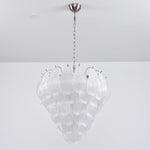 Tuliva Hand-Blown Glass Chandelier for Dining Room and Living Room