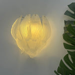 Tuliva Art Glass Wall Sconce for Modern Interiors