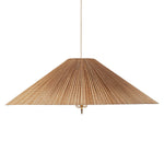 Tynellia Pendant Light – Natural Bamboo & Brass Nordic Pendant Lamp