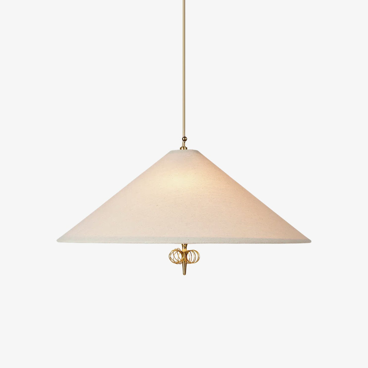Tynellia Pendant Light – Natural Bamboo & Brass Nordic Pendant Lamp