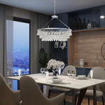 Unique Tiered Crystal Chandelier