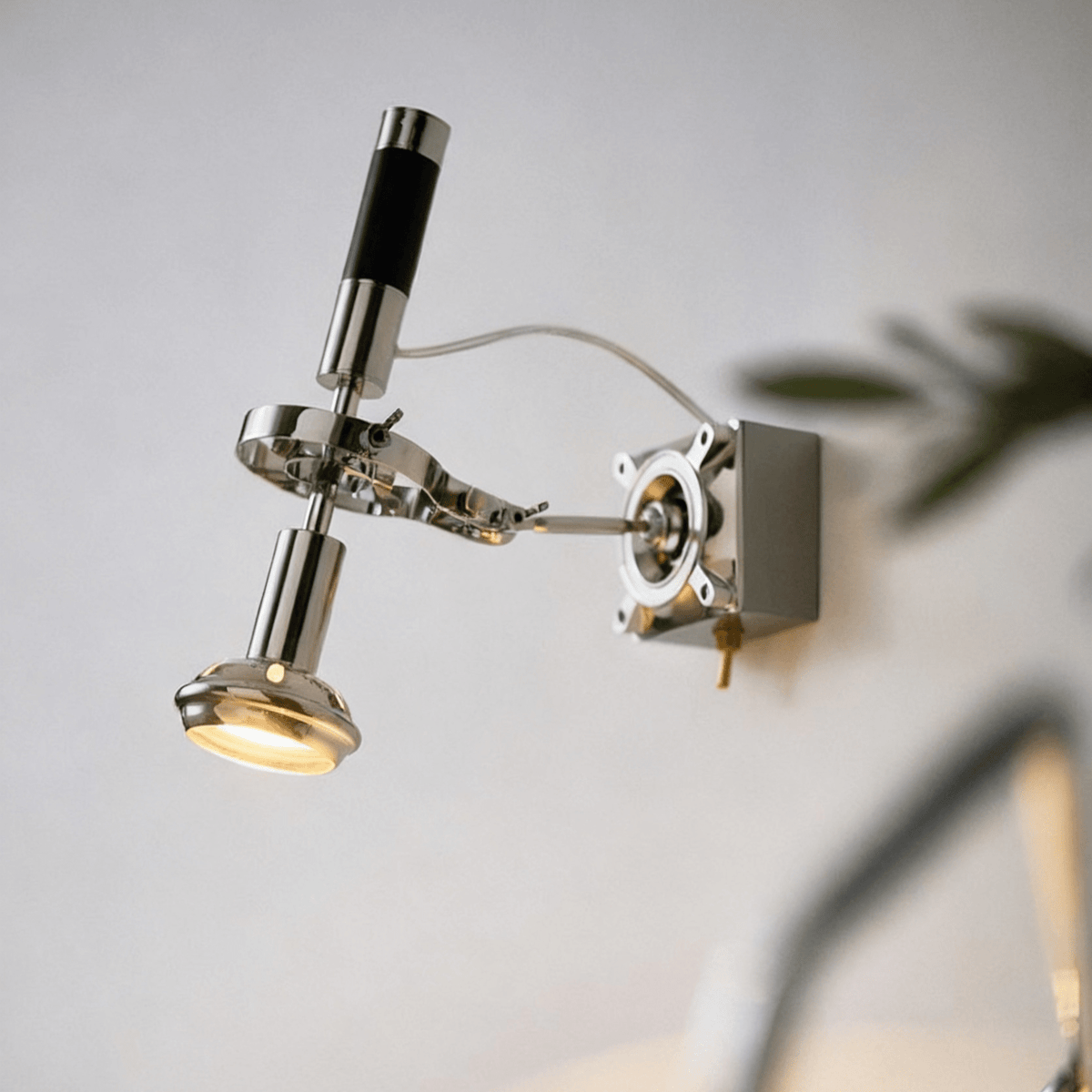 Urban Edge Swing Arm Wall Sconce in Chrome for Modern Interiors