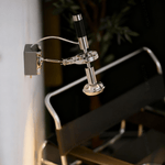 Urban Edge Swing Arm Wall Sconce in Chrome for Modern Interiors