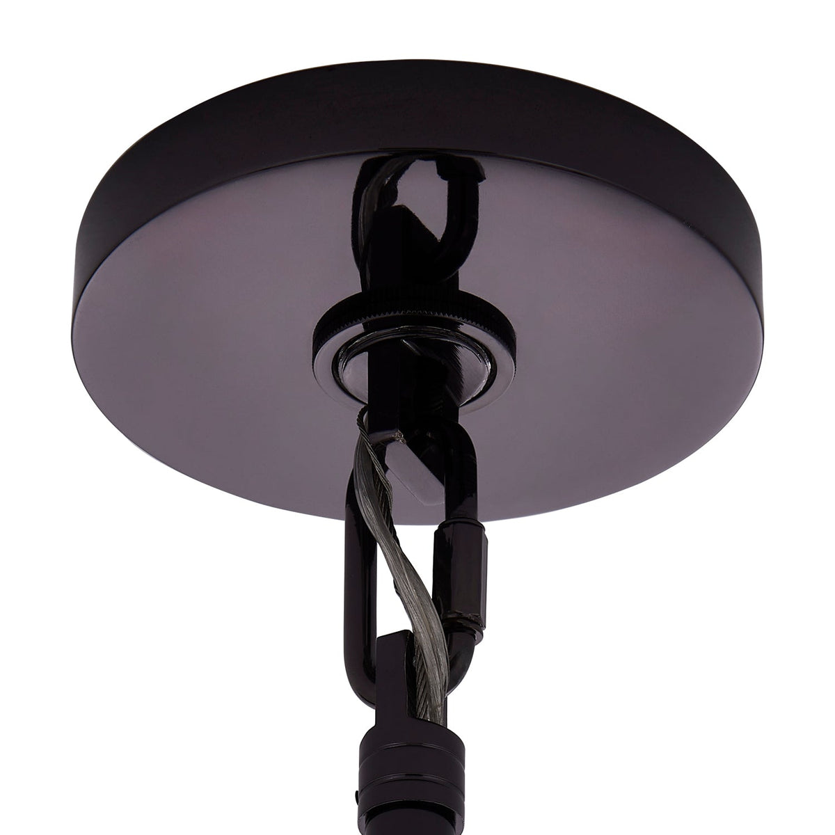 Uroko Glass Disc Chandelier in Warm Brass for Modern Interiors