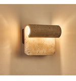 Vaelan Travertine Wall Sconce — Modern Architectural Lighting