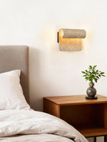 Vaelan Travertine Wall Sconce — Modern Architectural Lighting