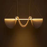 Vaelora Ribbon Sculptural LED Pendant Light for Modern Interiors
