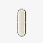 Vale Modern LED Wall Sconce in Black with Clear Prismatic Shade