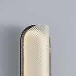 Vale Modern LED Wall Sconce in Black with Clear Prismatic Shade