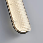 Vale Modern LED Wall Sconce in Black with Clear Prismatic Shade