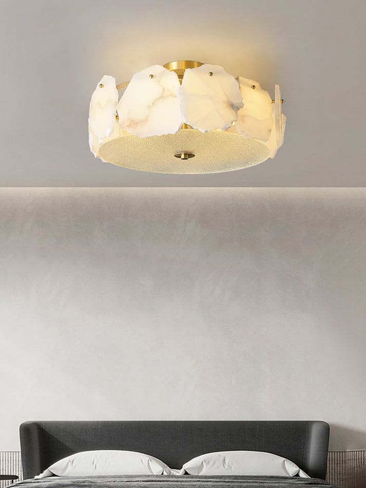 Valeria Alabaster Flush Mount Ceiling Lamp