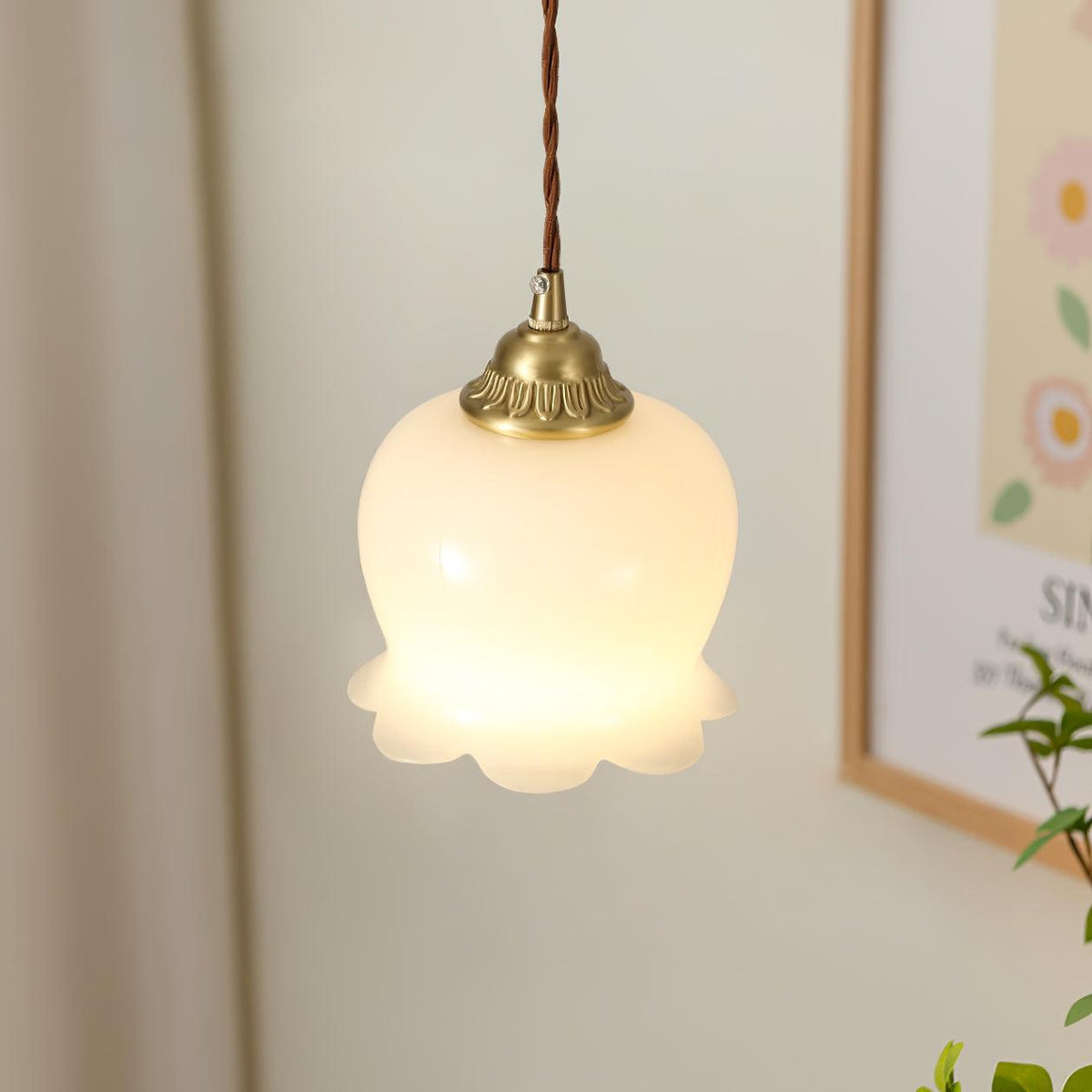 Valley Flower Pendant Swag Lamp