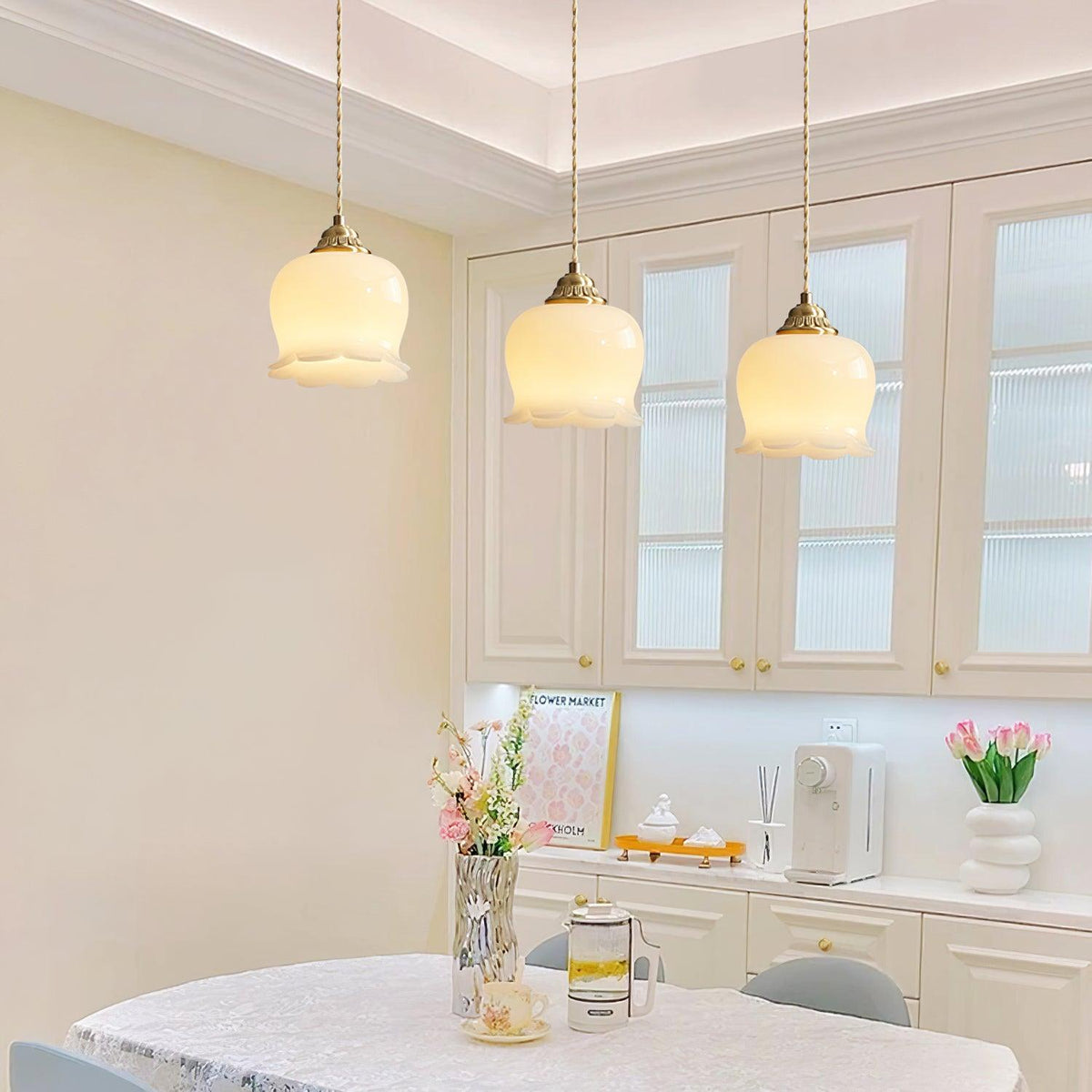 Valley Flower Pendant Swag Lamp