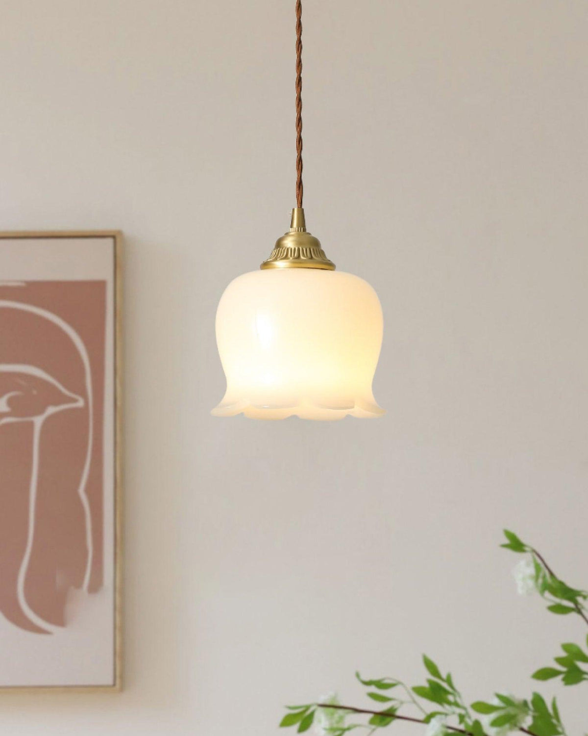 Valley Flower Pendant Swag Lamp