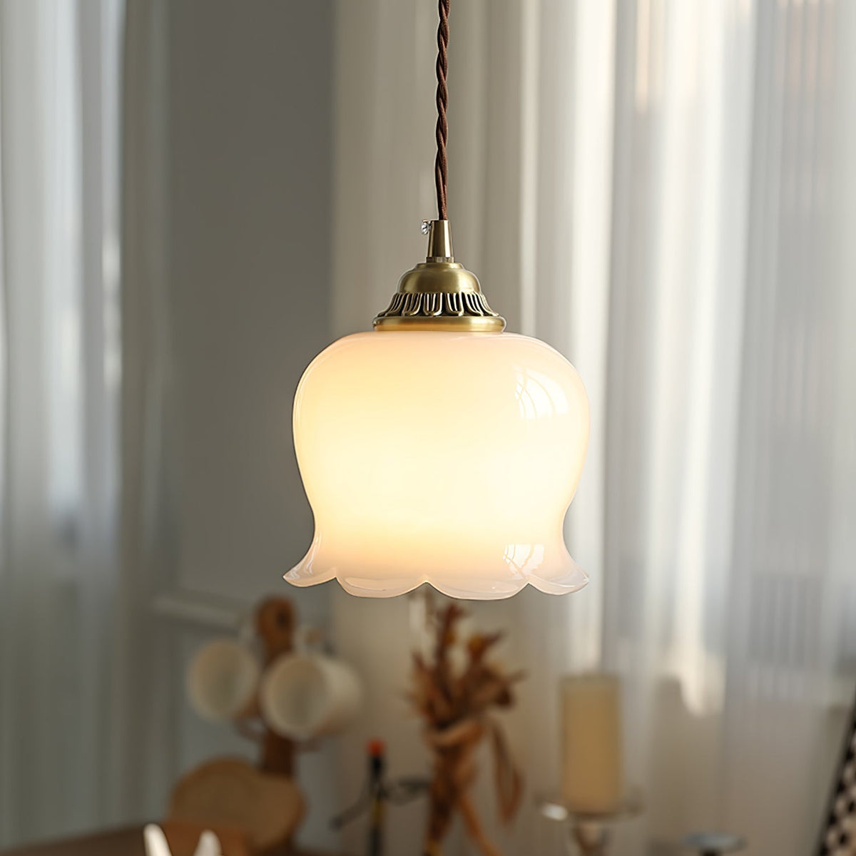 Valley Flower Pendant Swag Lamp