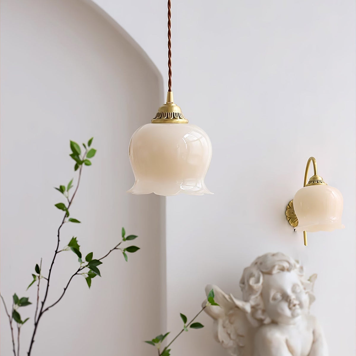 Valley Flower Pendant Swag Lamp