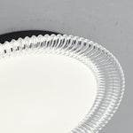Vanguard LED Flush Mount Ceiling Light in Black and Acrylic