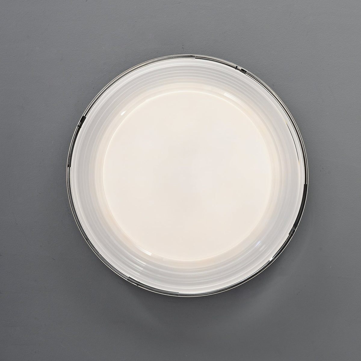 Vanguard LED Flush Mount Ceiling Light in Black and Acrylic
