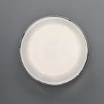 Vanguard LED Flush Mount Ceiling Light in Black and Acrylic