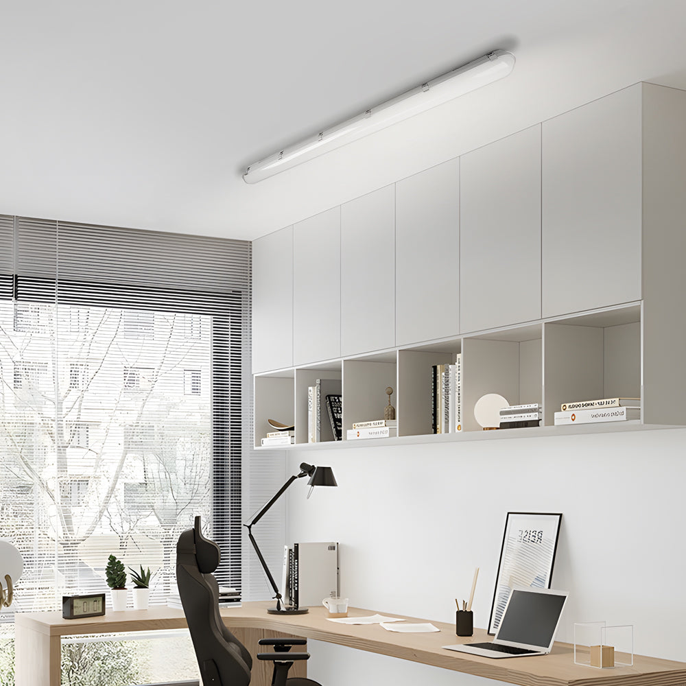 47 Inch Led White Vapor Tight Fixture Flush Mount Ceiling Light 3000K 5000K 6500K