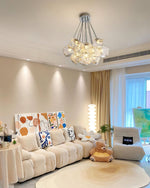 Vasare Modern Glass Chandelier for Dining Room and Living Room