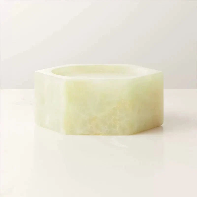 Vela Cube Sculptural Marble Candle Holder for Modern Interiors