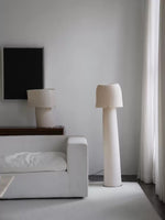Vellum Sculptural Floor Lamp – Modern Artisan Lighting for Living Room & Bedroom