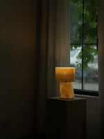 Vellum Sculptural Table Lamp with Warm Diffused Glow