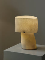 Vellum Sculptural Table Lamp with Warm Diffused Glow