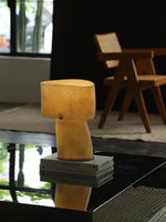 Vellum Sculptural Table Lamp with Warm Diffused Glow