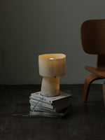 Vellum Sculptural Table Lamp with Warm Diffused Glow