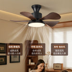 Velmora Ceiling Fan Light with LED, Modern Flush Mount for Living Spaces