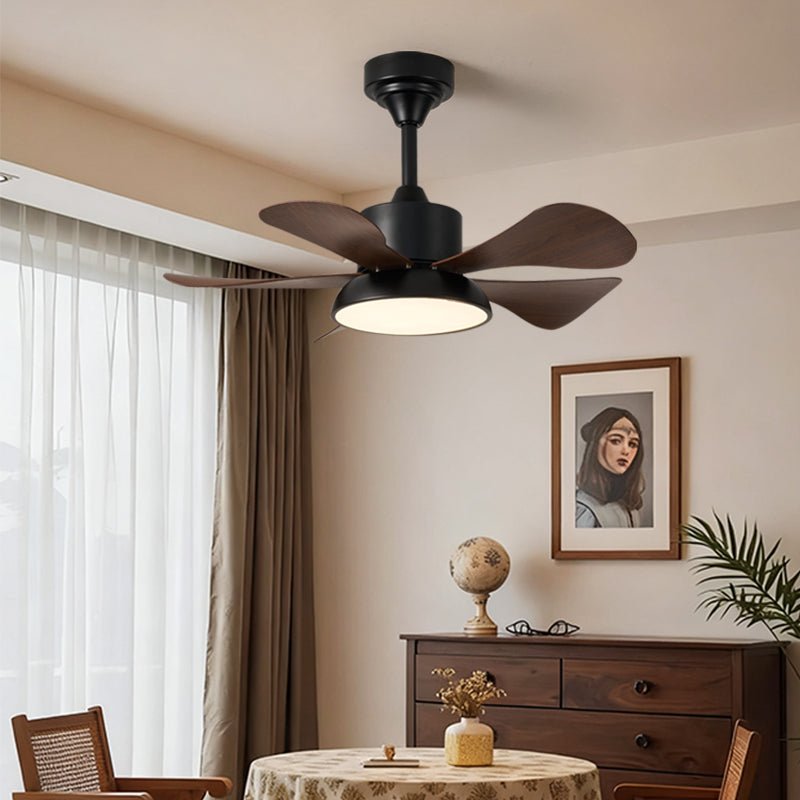 Velmora Ceiling Fan Light with LED, Modern Flush Mount for Living Spaces