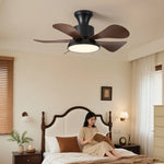 Velmora Ceiling Fan Light with LED, Modern Flush Mount for Living Spaces