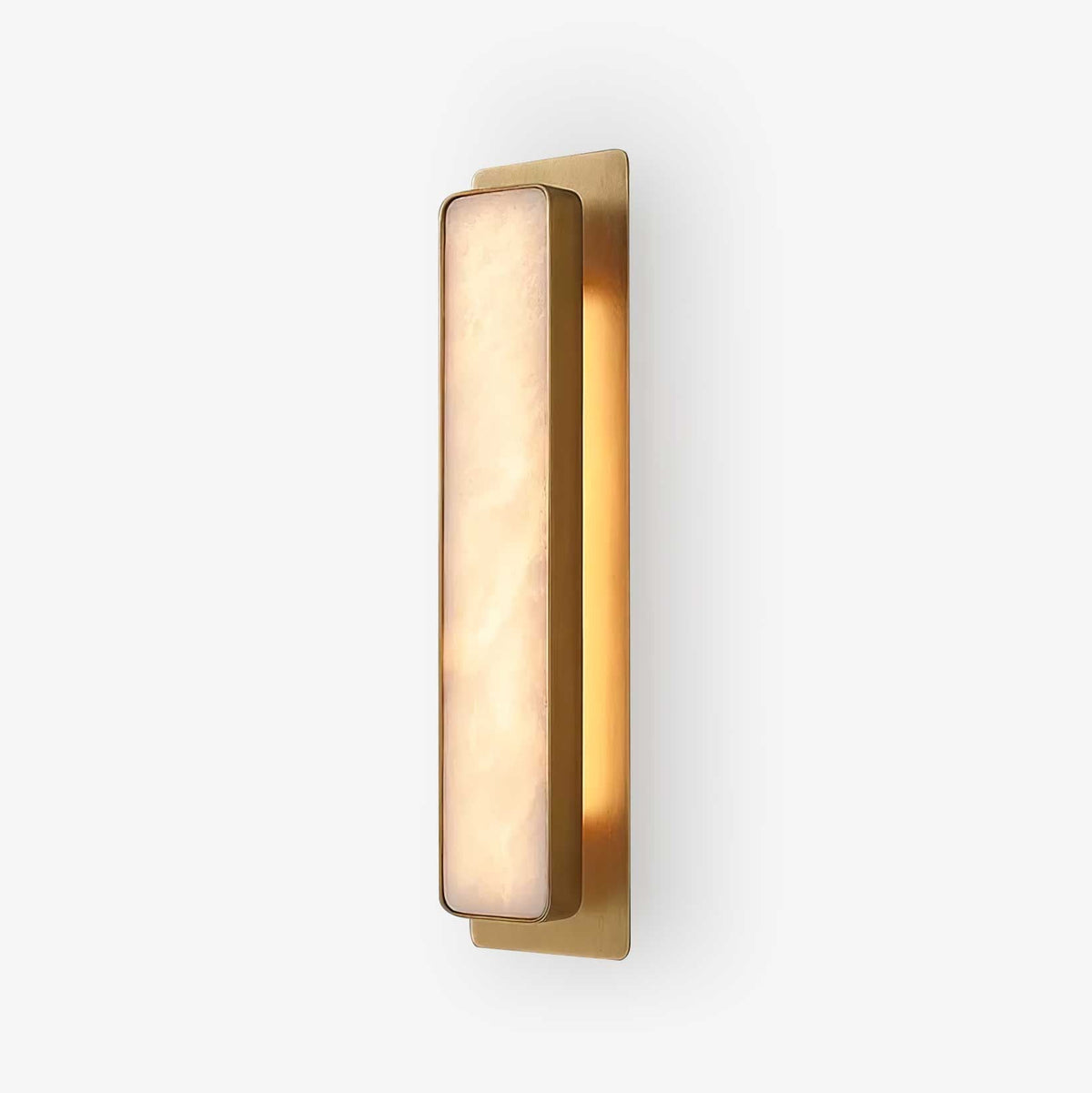 Velmora Alabaster Wall Sconce – Modern LED Wall Light in Gold or Black