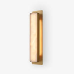 Velmora Alabaster Wall Sconce – Modern LED Wall Light in Gold or Black