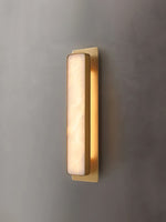 Velmora Alabaster Wall Sconce – Modern LED Wall Light in Gold or Black