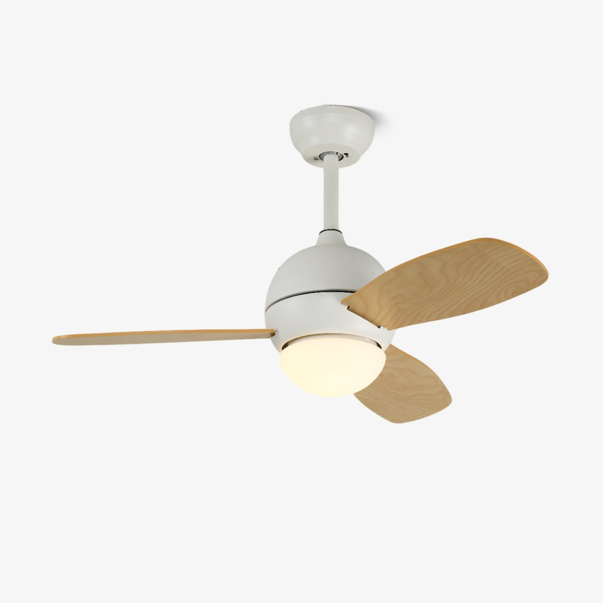 Vento Sculptural Ceiling Fan with Integrated LED Light
