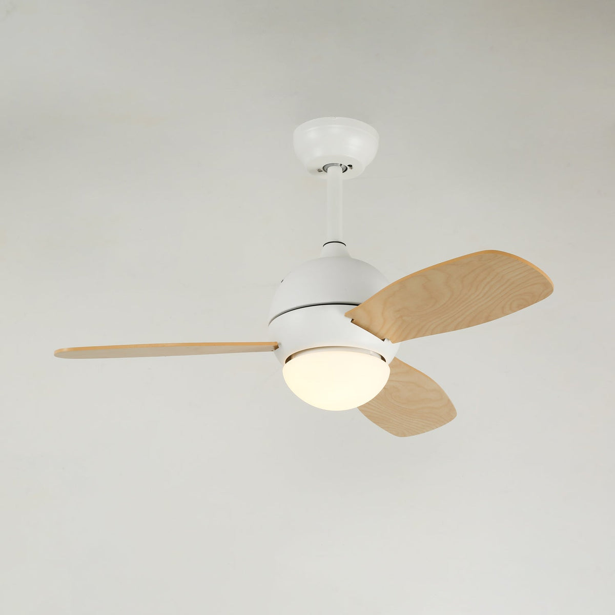 Vento Sculptural Ceiling Fan with Integrated LED Light