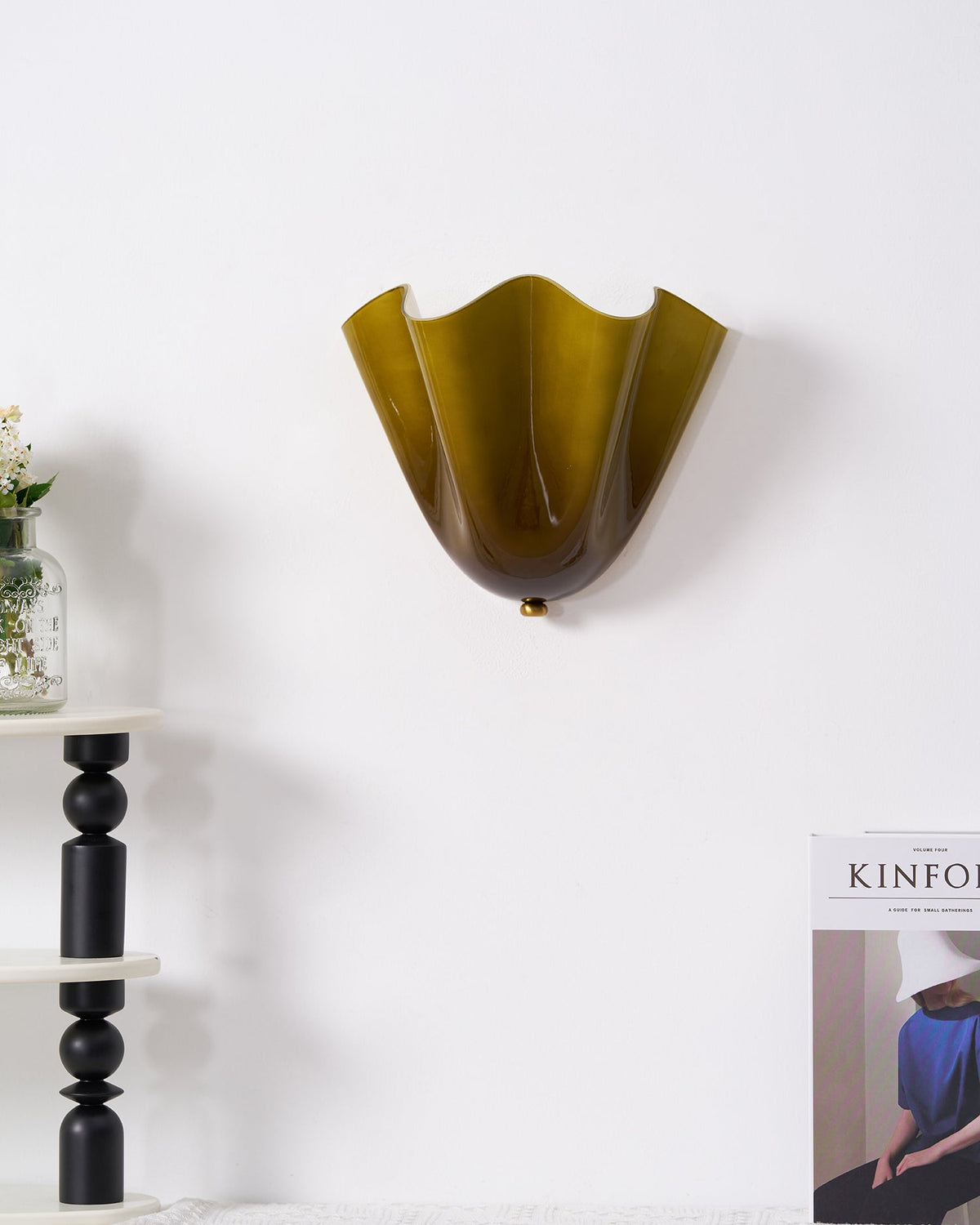 Petalia Sculptural Glass Wall Sconce | Modern Organic Lighting