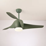 Verdantia Aero 52" Ceiling Fan with Integrated LED Light in Sage Green